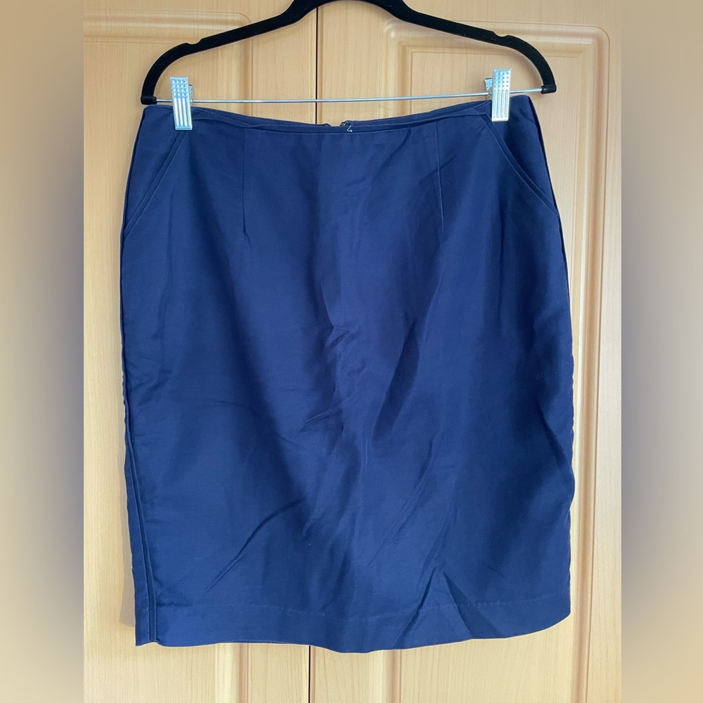 Forever 21 Dark Blue Pencil Skirt